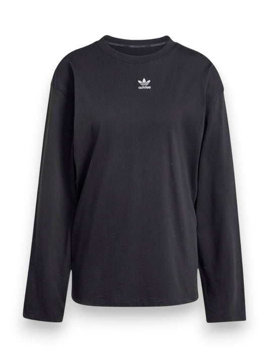 Adidas ESS Longsleeve - T-Shirt Donna - Nero