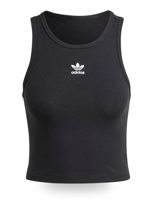 Adidas ESS Rib Tank - T-Shirt Donna - Nero