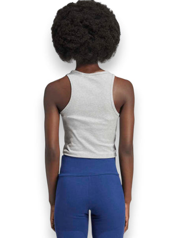Adidas ESS Rib Tank - T-Shirt Donna - Grigio