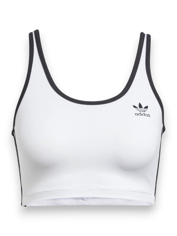 Adidas 3s Bra Top - T-Shirt Donna - Bianco