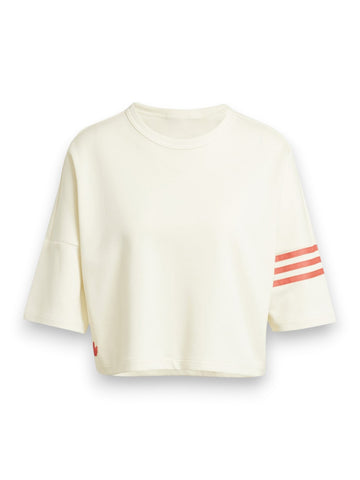 Adidas Neucl Tee - T-Shirt Donna - Beige