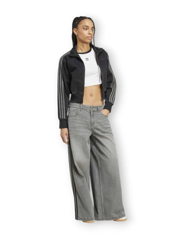 Adidas Denim Wide Pant - Pantaloni Donna - Grigio