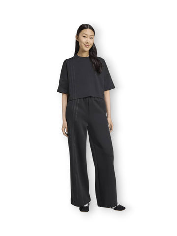 Adidas 3 Stripes Tee - T-Shirt Donna - Nero
