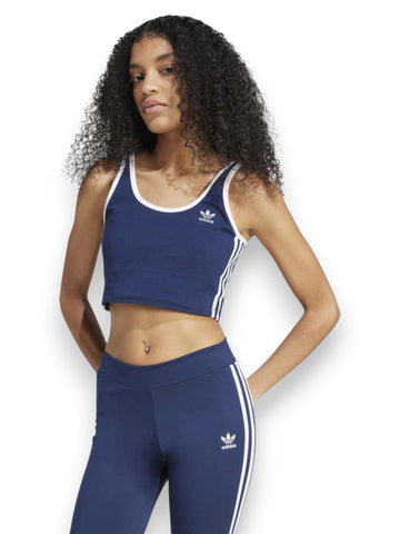 Adidas 3s Bra Top - T-Shirt Donna - Blu