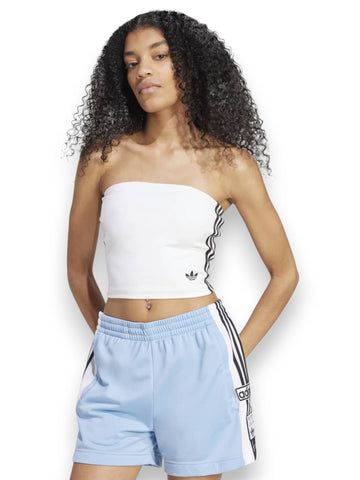 Adidas 3s Tube Top - T-Shirt Donna - Bianco