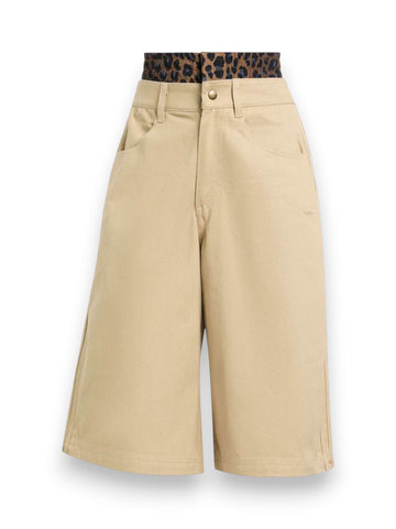 Adidas Fb Utility Jort - Shorts Donna - Beige