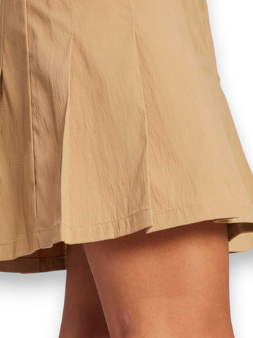 Adidas Pleated Skirt - Gonna Donna - Beige