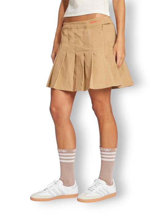 Adidas Pleated Skirt - Gonna Donna - Beige