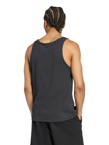 Adidas ESS Tank Black/white - T-Shirt Uomo - Nero