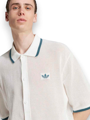 Adidas Knitted Shirt - Camicie Uomo - Multicolore