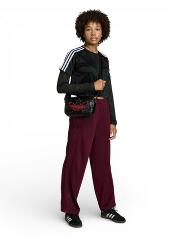 Adidas Lace Pant - Pantaloni Bambino - Rosso
