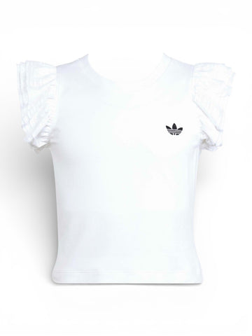 Adidas Slim T-Shirt - T-Shirt Bambino - Bianco