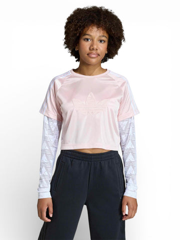 Adidas Lo Longsleeve - T-Shirt Bambino - Multicolore