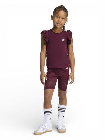 Adidas C Short Tee Set - Completo Bambino - Rosso
