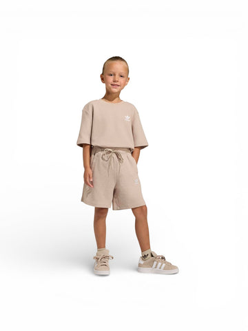 Adidas Short Tee Set - Completo Bambino - Beige