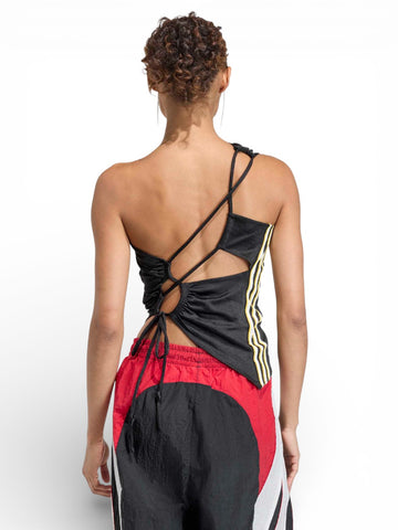 Adidas Rouched Top - T-Shirt Donna - Nero