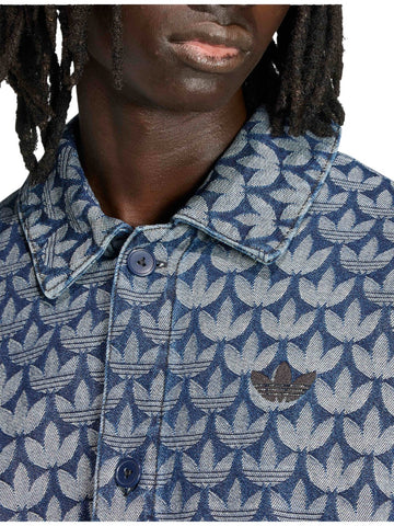 Adidas Monogram Shi - Camicie Uomo - Blu