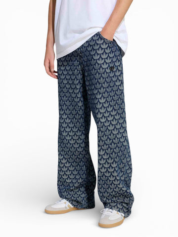 Adidas Monogram Pt - Pantaloni Uomo - Blu