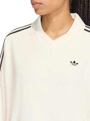 Adidas Tt V Neck - Felpe Donna - Bianco