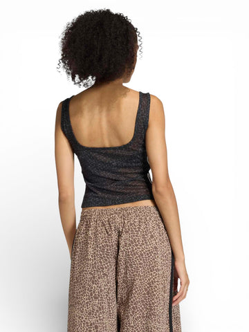 Adidas Aop Tank Top - T-Shirt Donna - Nero