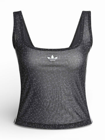 Adidas Aop Tank Top - T-Shirt Donna - Nero