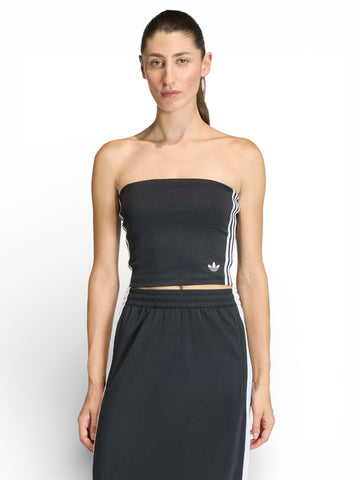 Adidas 3s Tube Top - T-Shirt Donna - Nero