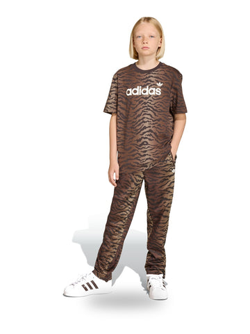 Adidas Loose Tee Aop Nbrown - T-Shirt Unisex - Marrone