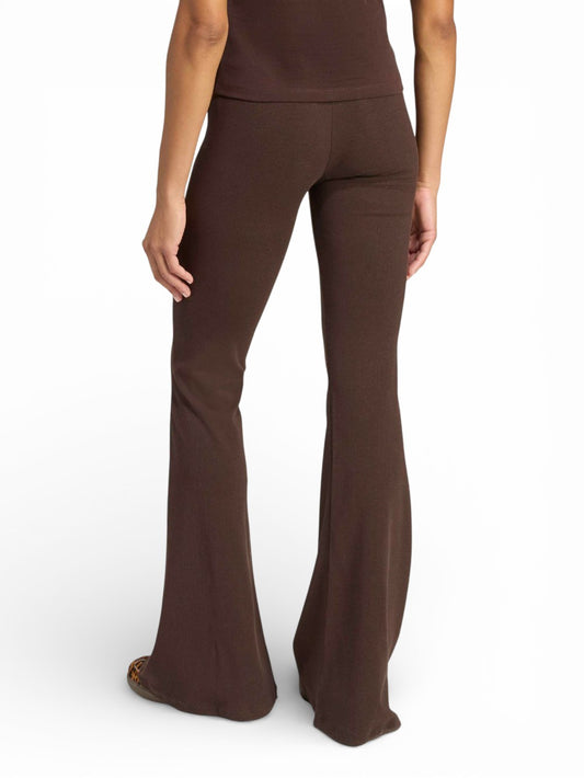 Adidas ESS Fl Leggings - Pantaloni Donna - Marrone