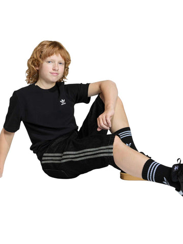 Adidas Waffle T-Shirt - T-Shirt Bambino - Nero