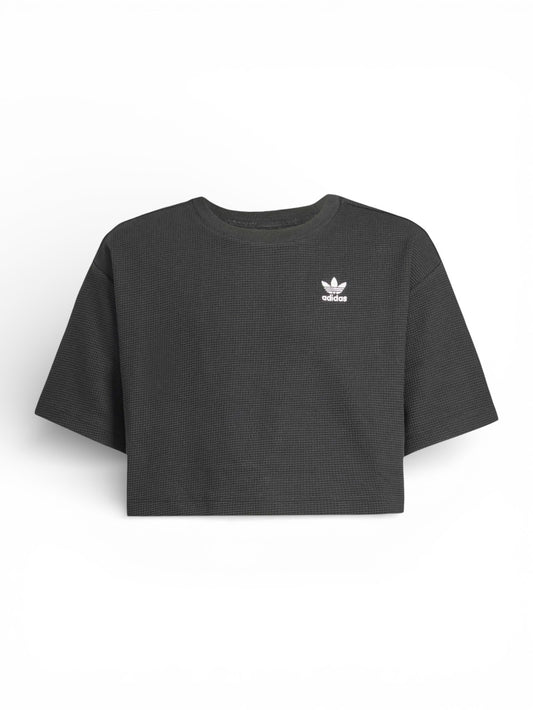 Adidas Waffle T-Shirt - T-Shirt Bambino - Nero
