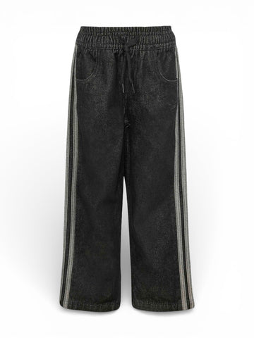 Adidas Firebird Den Tp - Pantaloni Bambino - Nero