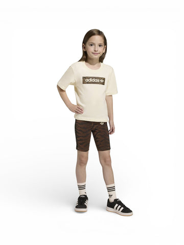 Adidas Cyc Tee Set Aop - Completo Bambino - Beige