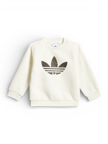Adidas Crew Set - Completo Bambino - Beige