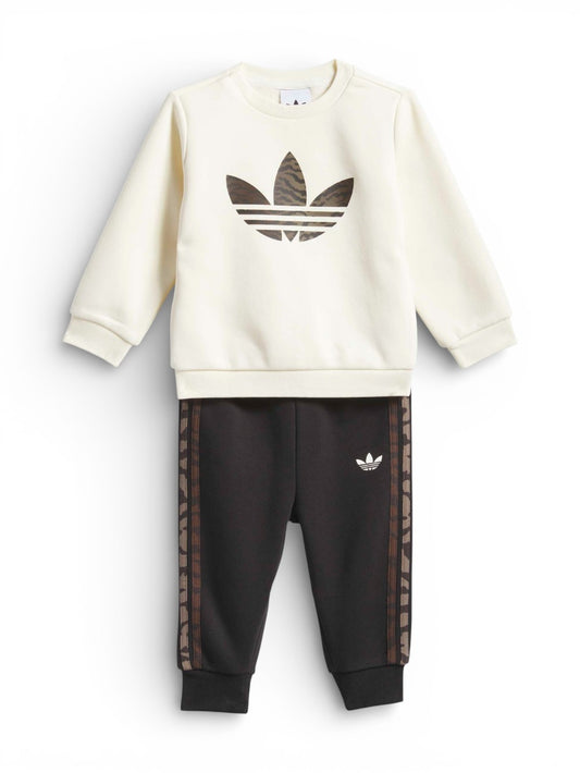 Adidas Crew Set - Completo Bambino - Beige