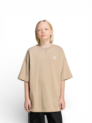 Adidas Tee - T-Shirt Bambino - Beige