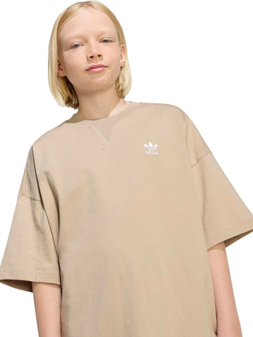 Adidas Tee - T-Shirt Bambino - Beige