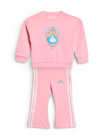Adidas Crew Set - Completo Bambino - Rosa
