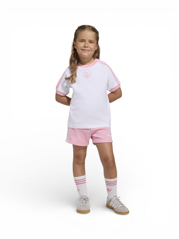 Adidas Short Tee Set - Completo Bambino - Bianco