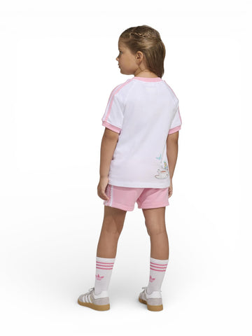 Adidas Short Tee Set - Completo Bambino - Bianco