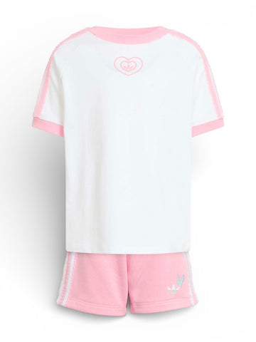 Adidas Short Tee Set - Completo Bambino - Bianco