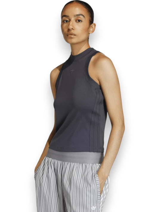 Adidas P ESS Tnk - T-Shirt Donna - Nero
