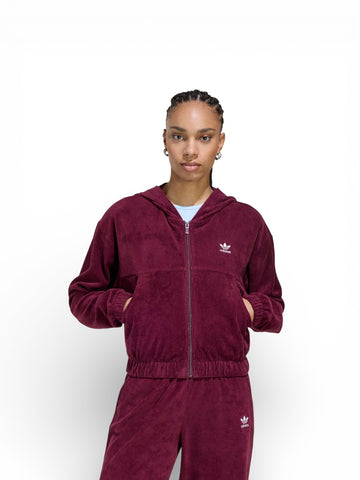 Adidas ESS Tt - Felpe Donna - Bordeaux