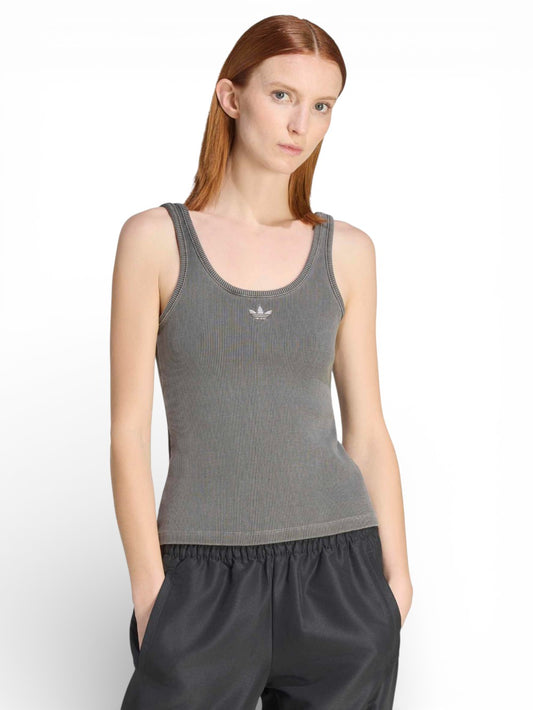 Adidas Ess Tnk - T-Shirt Donna - Nero