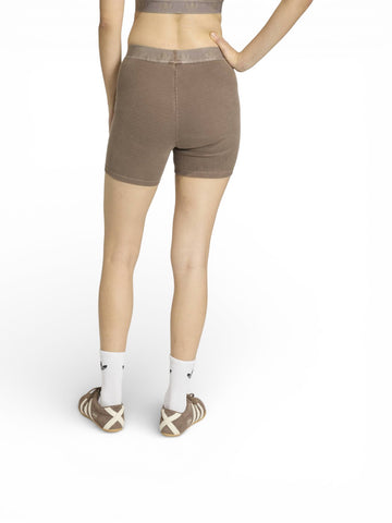 Adidas ESS Wash Tght - Pantaloni Donna - Marrone
