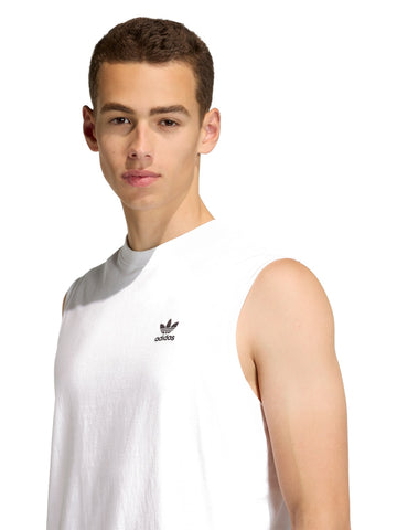 Adidas Trefoil ESS Tee White - T-Shirt Uomo - Bianco