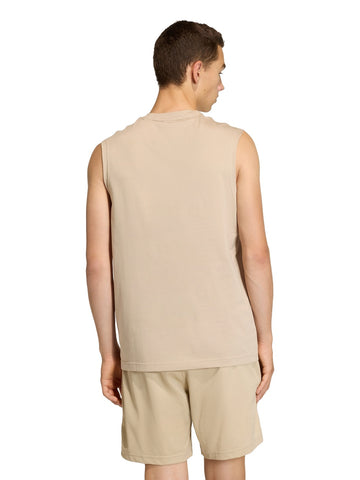Adidas Trefoil ESS Tee Stokha - T-Shirt Uomo - Beige