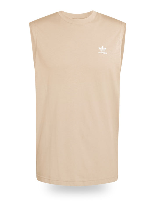 Adidas Trefoil ESS Tee Stokha - T-Shirt Uomo - Beige
