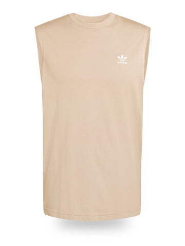 Adidas Trefoil ESS Tee Stokha - T-Shirt Uomo - Beige