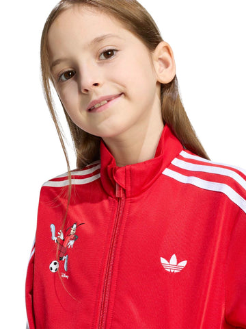Adidas Firebird Ts - Felpe Bambino - Rosso