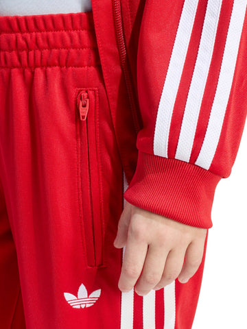 Adidas Firebird Ts - Felpe Bambino - Rosso
